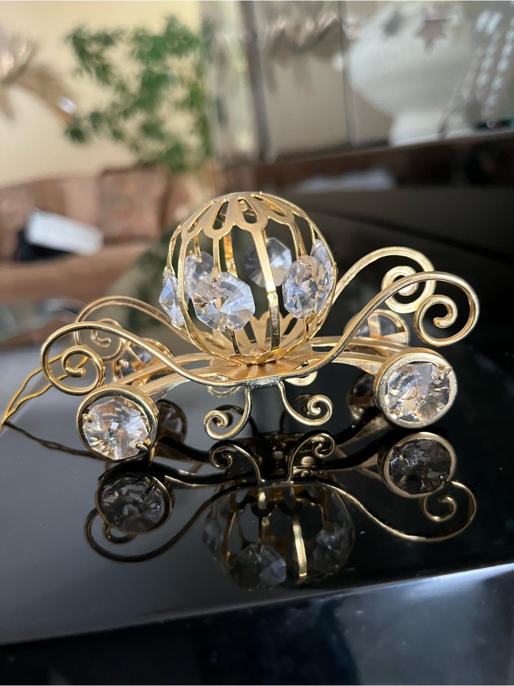 24K Gold Plated Cinderella Coach